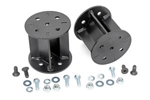 GMC Sierra 2500 HD Air Spring Kit - Rear - Rough Country - w/compressor | Wireless Controller | 6 Inch Lift Kit - '01-'10